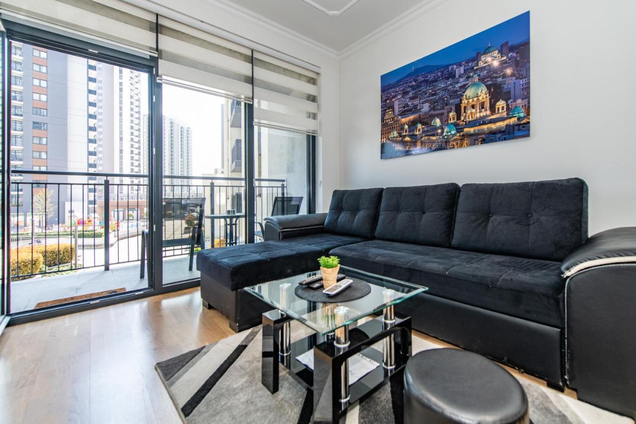 Modern Apartment In Belgrade Waterfront Eksteriør bilde